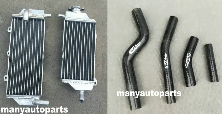 

Алюминиевый радиатор + черный шланг для YAMAHA WR450F WRF 450 WRF 450 2012 2013 2014 2015
