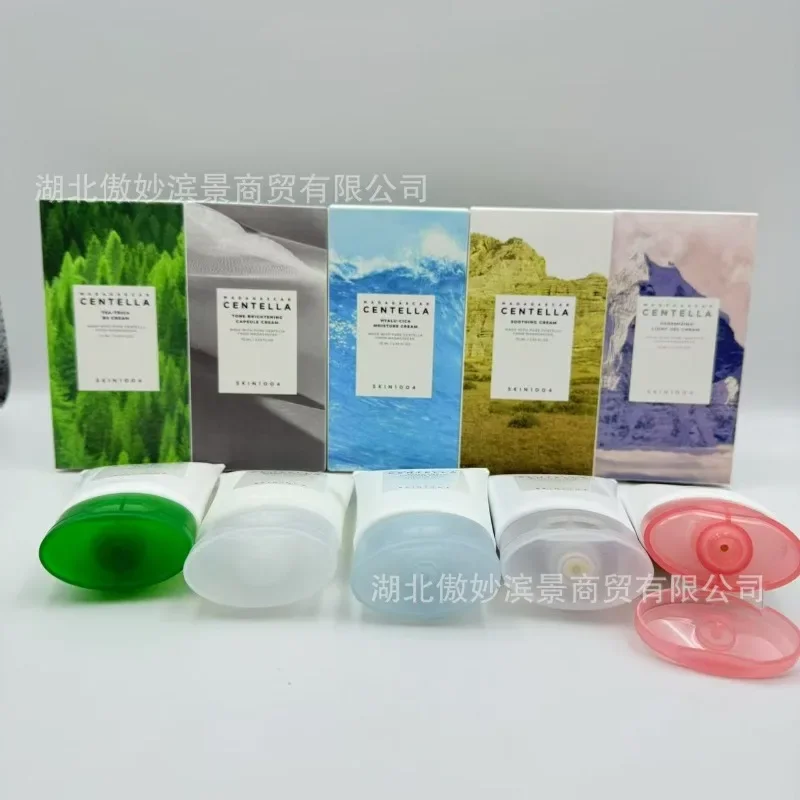 Crema coreana Skin1004 Centella Asia, calma y repara cicatrices de acné, piel sensible, hidrata el cuidado de la piel delgada, Ángel 75ml