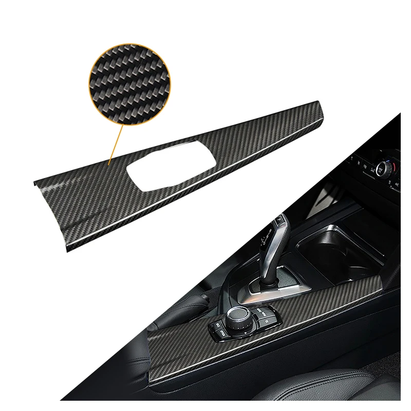 

Car Real Carbon Fiber Car Central Console Multimedia Decor Cover Trim for BMW 3 Series F31 F34 F32 F36 3 4 Series 2013-2018