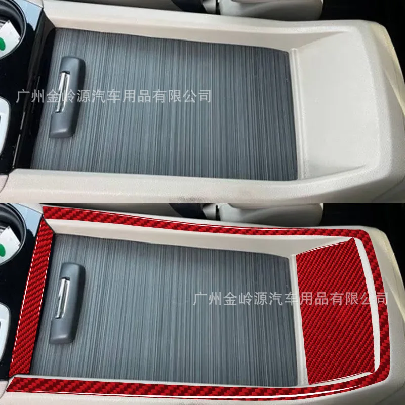 Suitable for 17-20 Honda Ridgeline car interior modification carbon fiber central control storage box panel