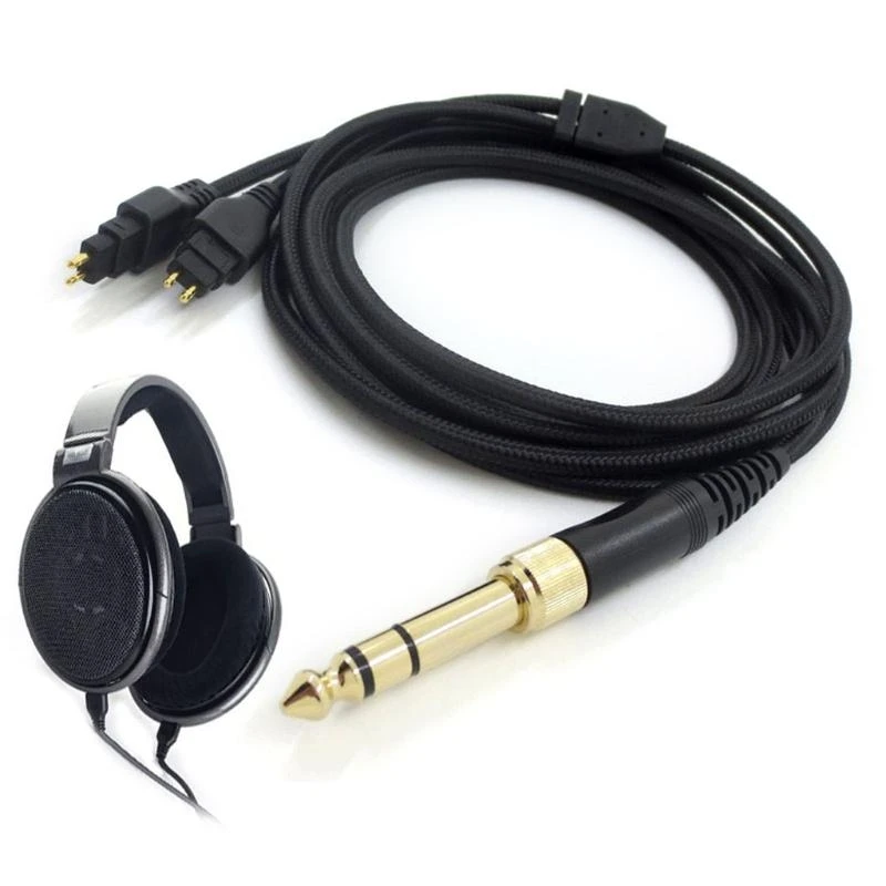 Repair 3.5/6.35mm Earphone Cable Upgrade Cable for Sennheiser-HD580 HD600 HD650 HD660S Replacement Cable - Image 6