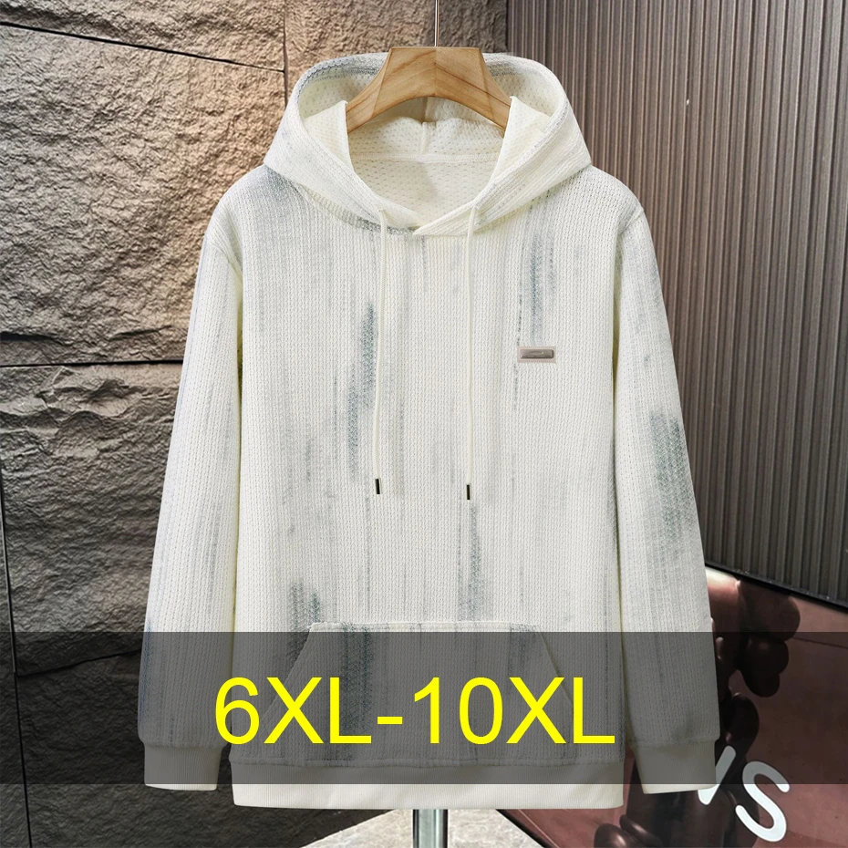 

Spring Autumn Hoodie Men Streeetwear Harajuku Plus Size Hoodie Male Big Size Hooded Sweatshirt Big Size