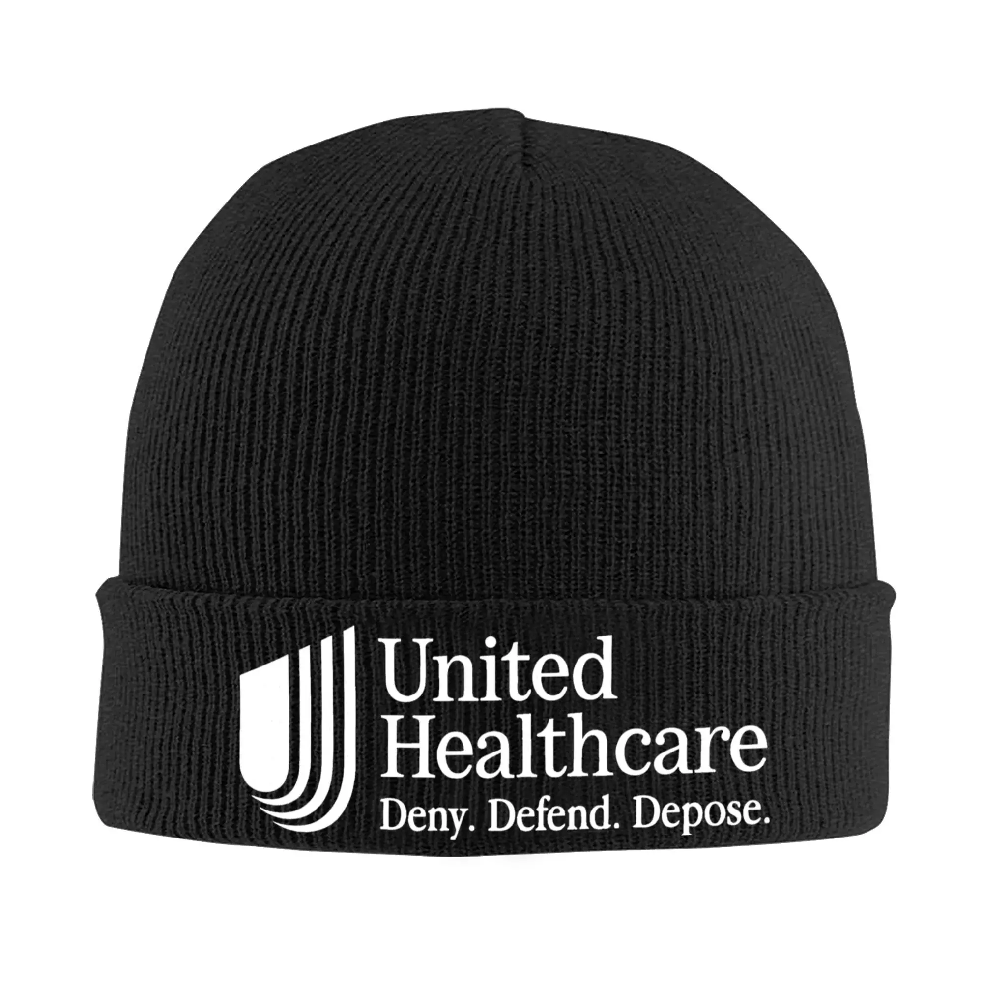 Luigiing DENYS DDD Knitted Caps for Women Men Beanies Autumn Winter Hat Acrylic Hero Warm Melon Cap