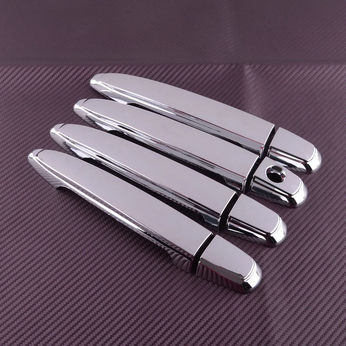 

1 Set Car Door Handle Cover Trim Silver Chrome Fit for Toyota Camry Sedan 2007 2008 2009 2010 2011 ABS