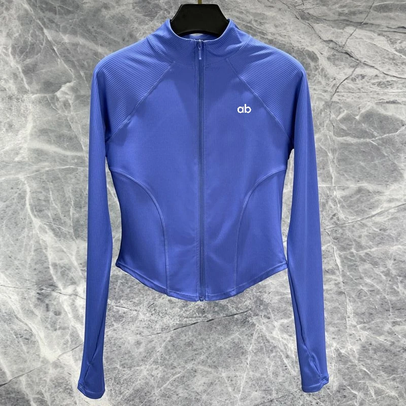 Women Slim Fit Quick Dry Sports Jacket Long Sleeve Yoga Outerwear Running Yoga Fitness Workout Top For Spring