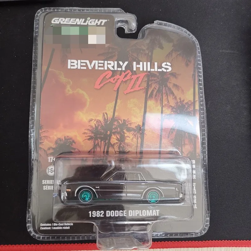 

NEW GreenLight 1:64 1982 Dodge Diplomat Beverly Hills Police 2 limited Collection diecast simulation model car toys