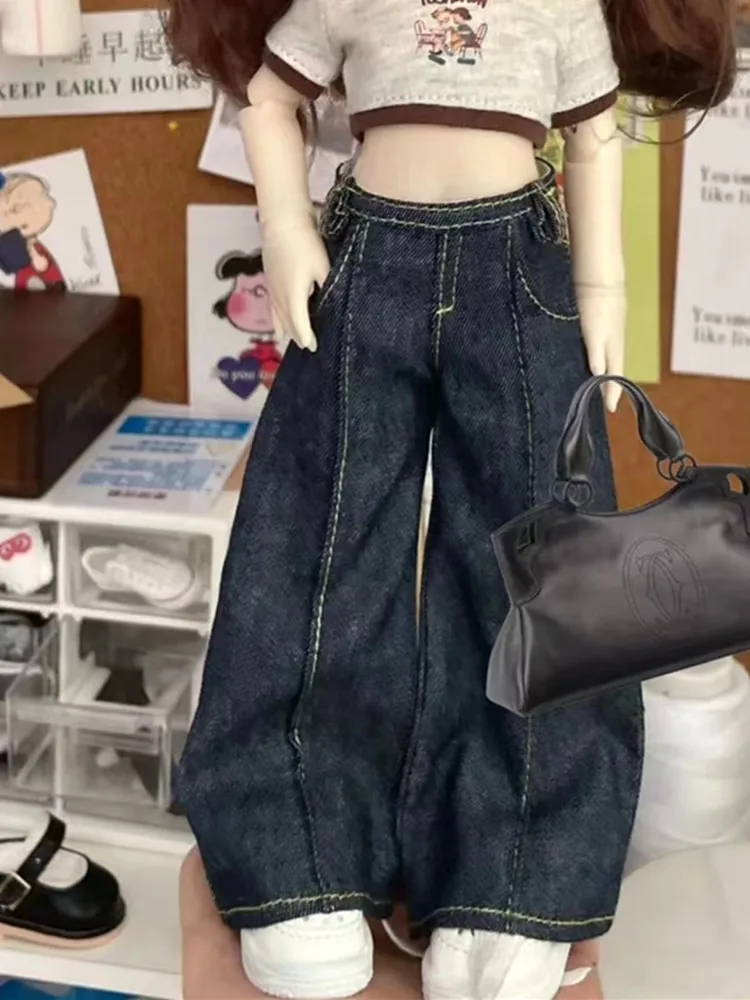 Wide-leg pants for BJD OB 1/6 1/4 1/3 SD16 Doll Clothes Customized CWB215