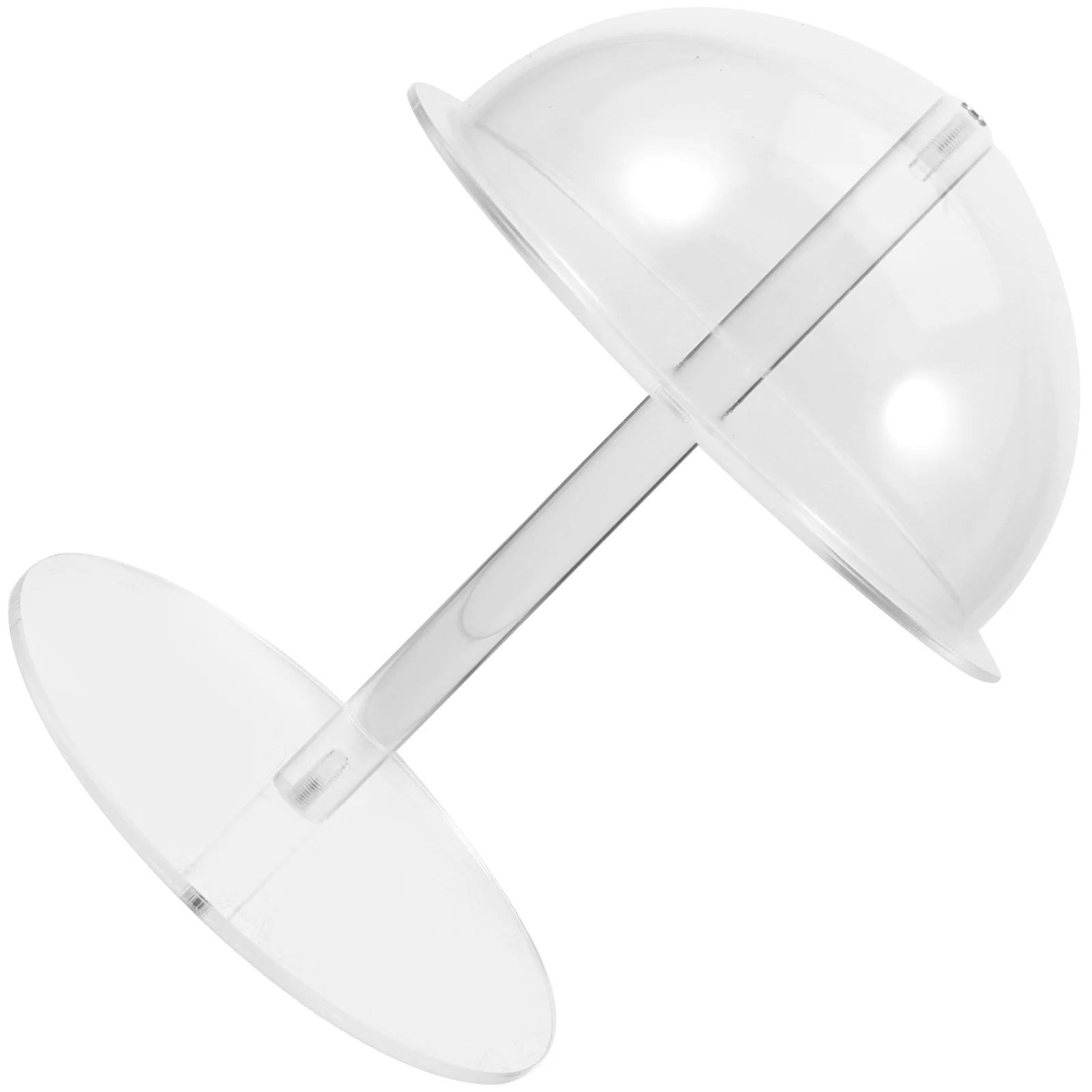 

Acrylic Transparent Hat Display Stand Adjustable Height Desktop Cap Organizer Tabletop Storage Rack Hat Holder