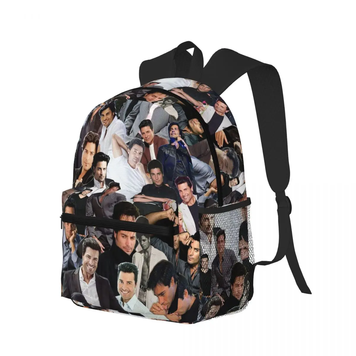 

Chayanne Puerto Rican Latin Pop Student Backpack School Bag Hiking Travel Daypack for Men Women Bookbag Shoulder Bags