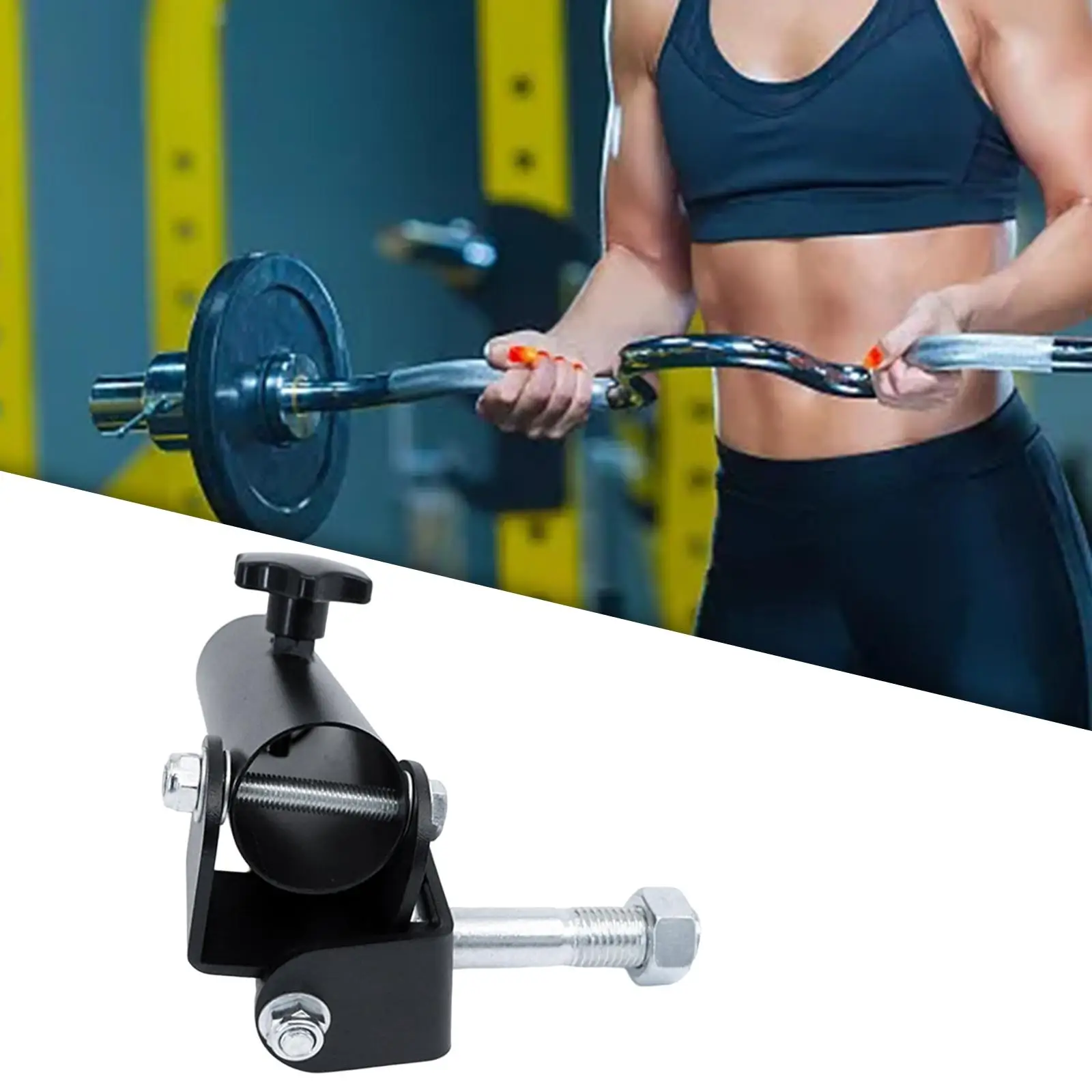 360 Degree Swivel T Bar Row Attachment Landmine Base for Barbell Full Body Deadlift