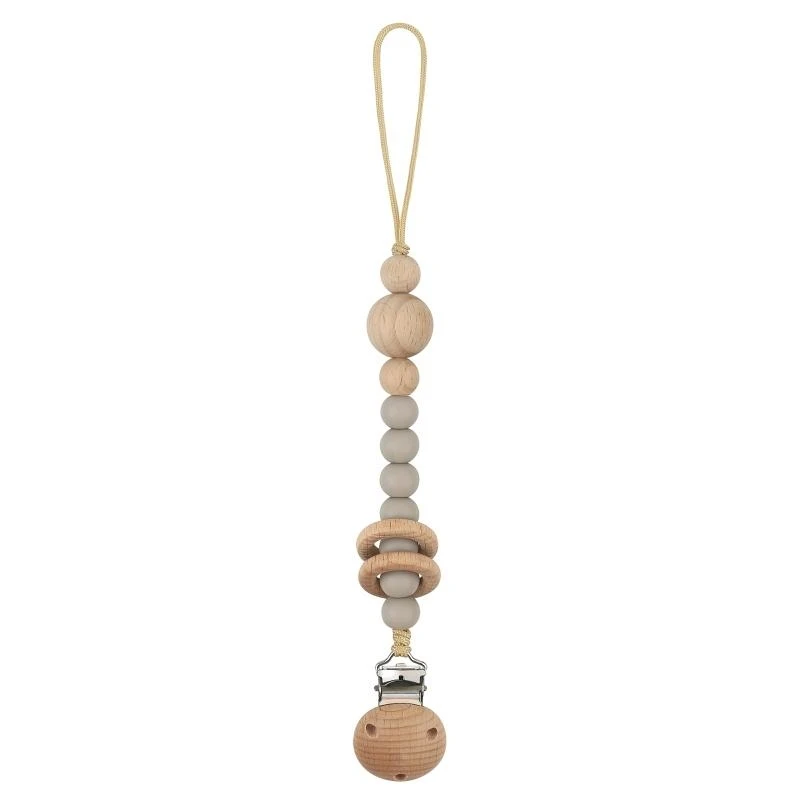 

Y4QA Rattle Clip Anti-Lost Dummy Clip Pacifier Chain Nipple Holder Baby Shower Gift