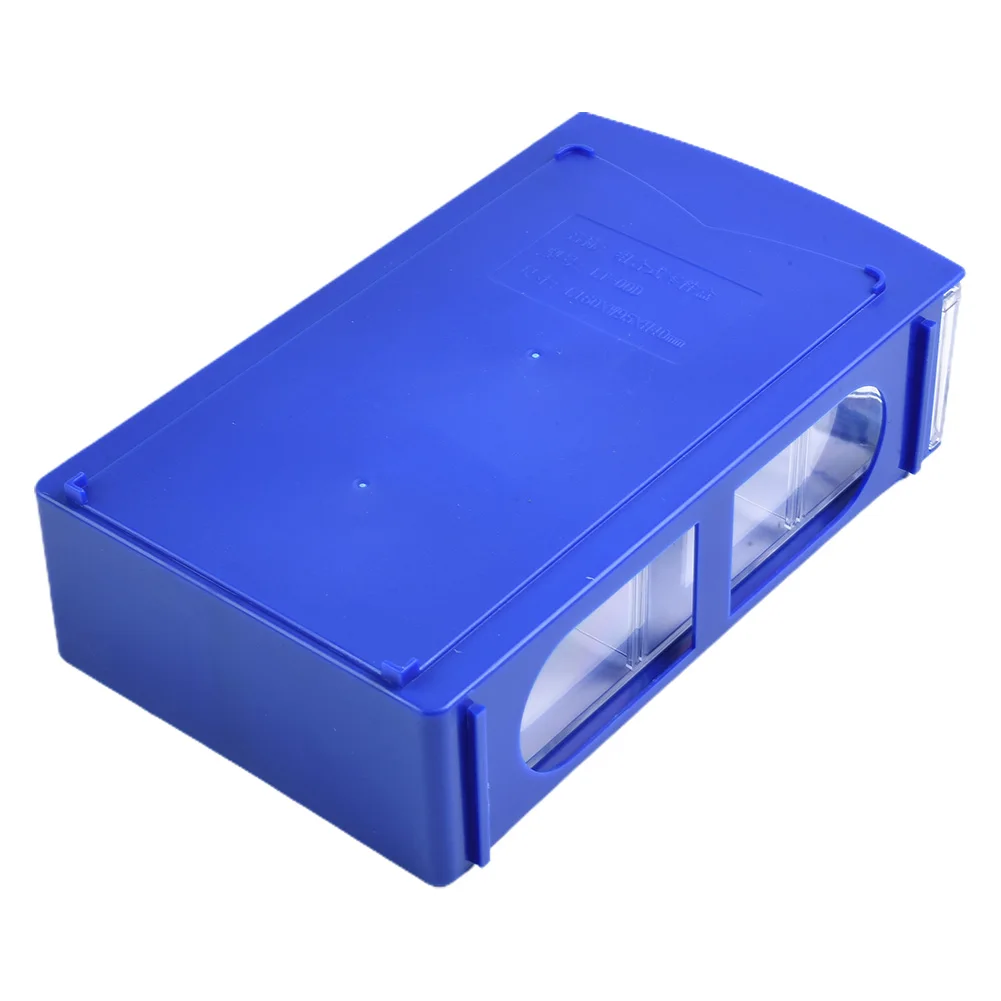 1PC Blue/transparent Tool Boxes Organizers Workshop Equipment Storage Box Parts Box Stackable 80 Degree Celsius