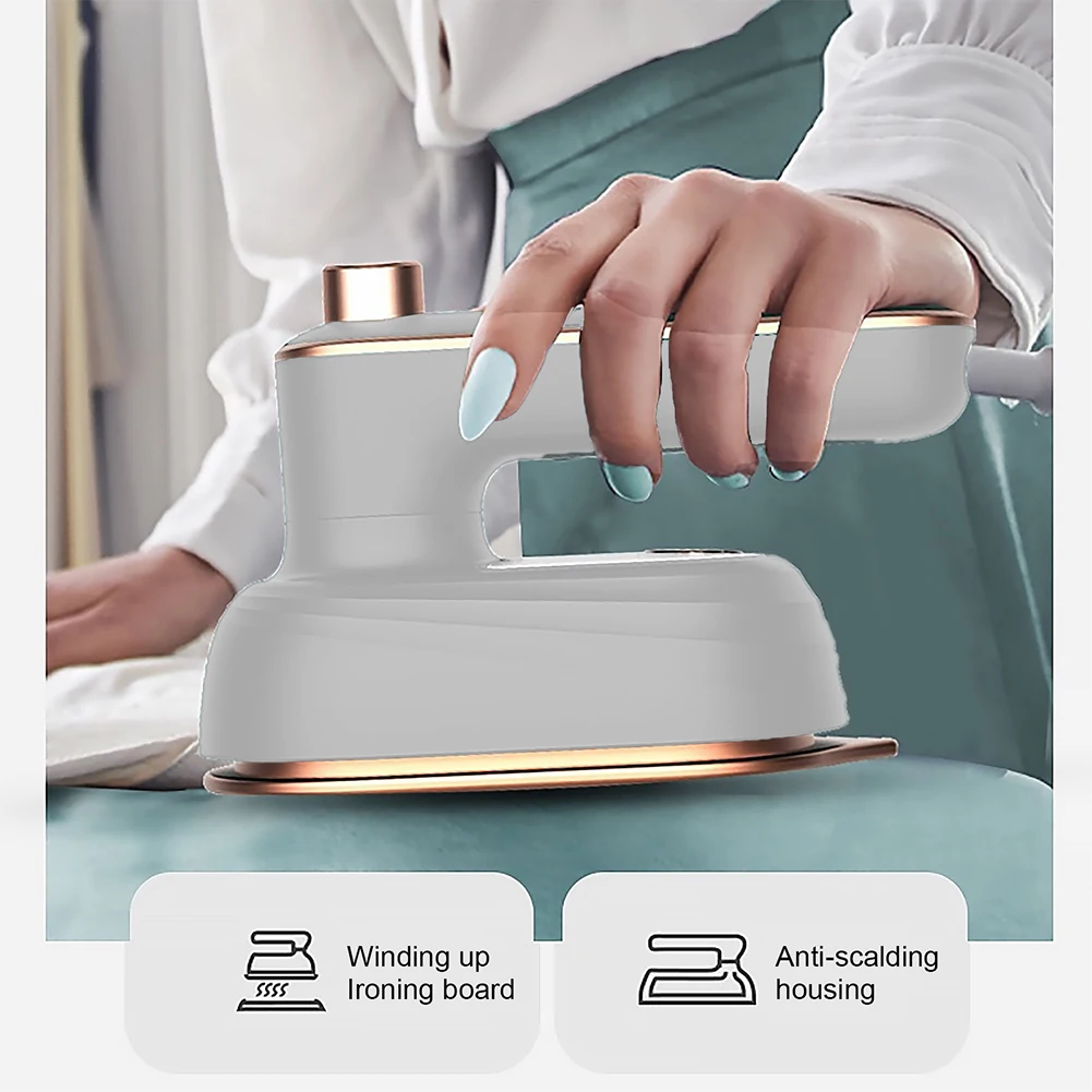 Mini Steam Iron Handheld Wet Dry Ironing Machine Steam Generator Portable Garment Steamer Home Portable Travel Iron for Clothes