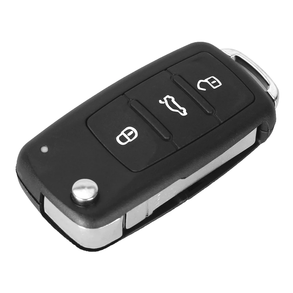 DANDKEY cut/uncut lama Chiave Dell\'automobile di Vibrazione Della Copertura Della Cassa Borsette Per VOLKSWAGEN polo passat b5 Tiguan Golf Per Seat