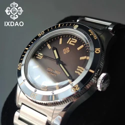 IXDAO IPOSE 2023 NEW GMT SW200 Automatic Movement Mechanical Wristwatch ETA Sports Retro Diving Casual Dress 200m Waterproof