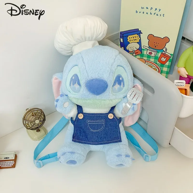 

Disney Stitch 2026 New 3D Doll Bag Fashionable High Quality Women's Plush Bag Cartoon Cute Versatile Mobile Storage Backpack