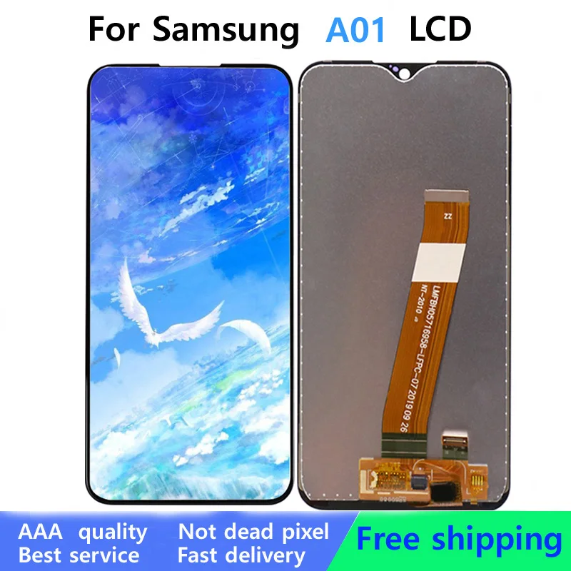 

ЖК-дисплей 5,7 ''для Samsung Galaxy A01 A015 A015F A015G, ЖК-дисплей с сенсорным экраном и дигитайзером в сборе, запасные части