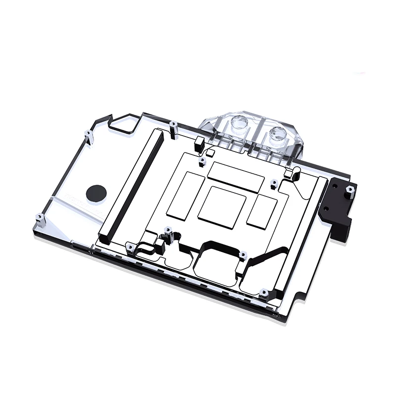 Bykski GPU Water Cooler Use For ASUS TUF Gaming /ROG Strix Geforce RTX 4080 Graphics Card Cooling Block,N-AS4080STRIX-X