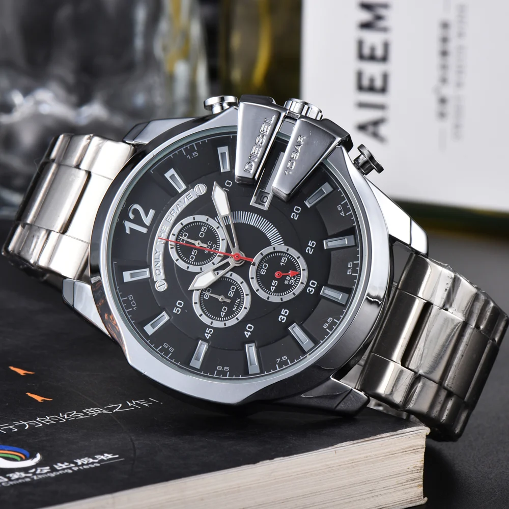 

2025 New Super Hot Sale Diese Brand Watches For Mens Multifunction Chronograph WristWatch Fashion Business AAA Male Clocks