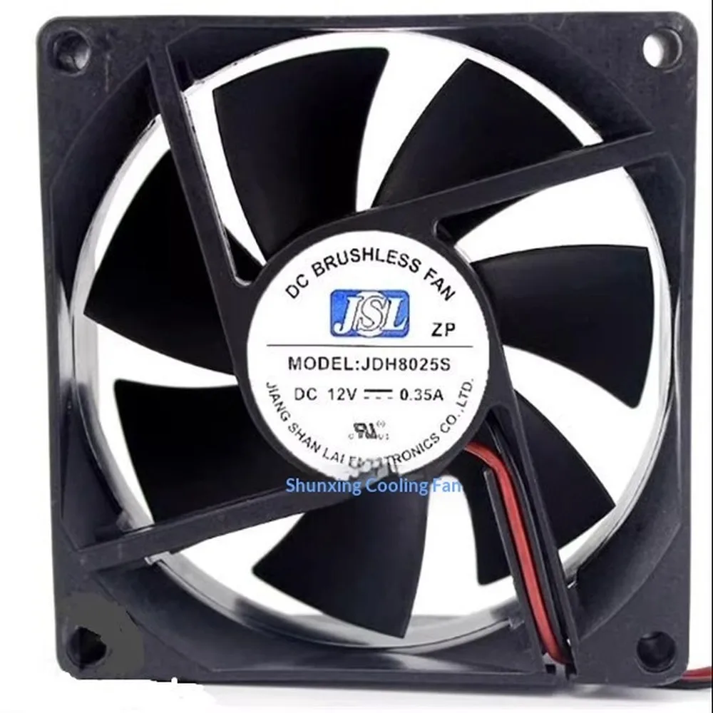 

For JSL JDH8025S 8025 DC12V 0.35A 8CM 2-Wire Inverter Cooling Fan