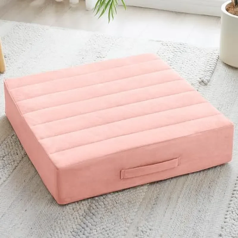 Cross-border Portable Square Yoga Cushion Height Increasing Mat Removable and Washable Sofa Mat Yoga Studio Meditation Mat
