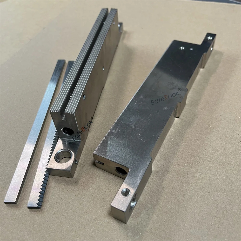 BateRpak 180x44.5mm DACHUAN Confezionatrice per cuscini Porta lama da taglio, Blocco di acciaio termico, Sedile a strisce del modulo sigillante, con lama
