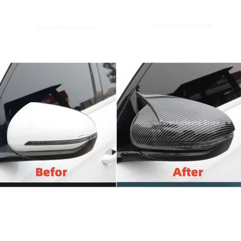 Car  Rearview Side Mirror Cover Fit For BYD Song Plus Pro DM-i EV / Seal U / Sealion 6 2021- 2025 Wing Cap Rear View Case Trim