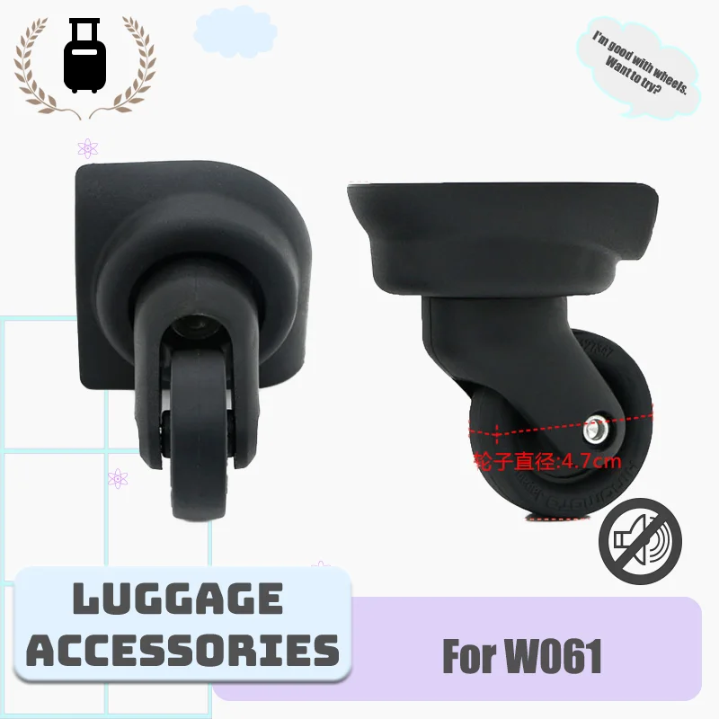 

For W061 Silent Wheels Luggage Replacement Set - Crafting a Quiet and Smooth Travel Experience Compatible With Suitcases