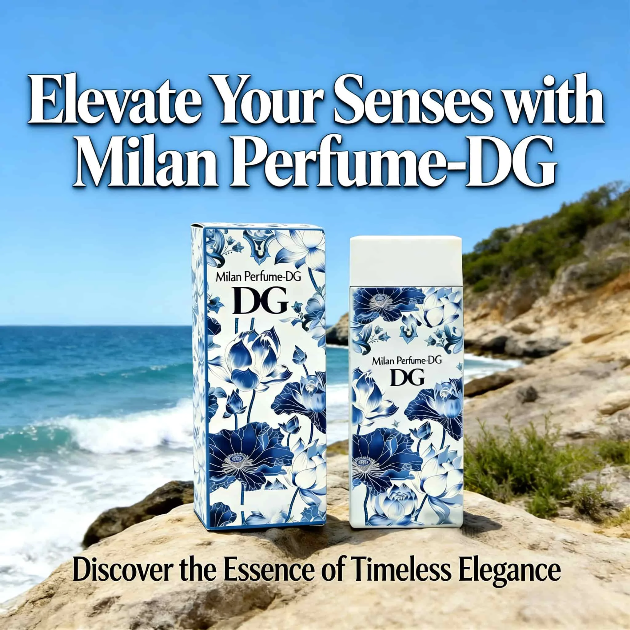 

D&G Light Blue Summer Vibes EDT | Blue majolica bottle, fresh citrus-aquatic notes, vibrant summer vibe