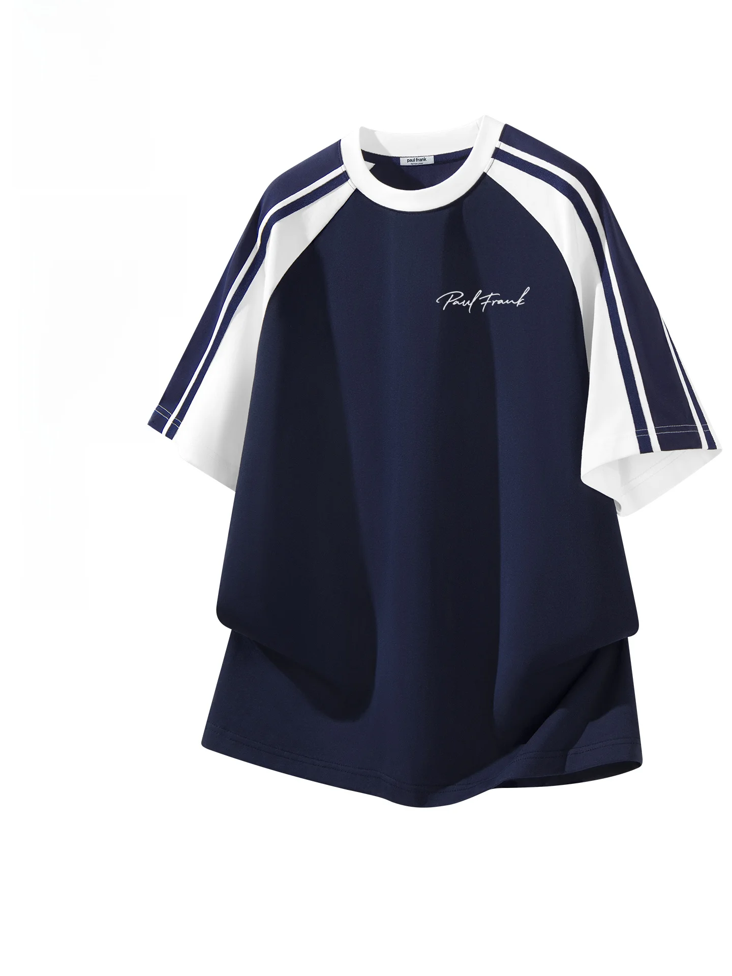 

M ort Sve T-irt Summer Vintage Sports Teenage Color Blo Stripe Print Anti-Mite Breathable Cotton Blend