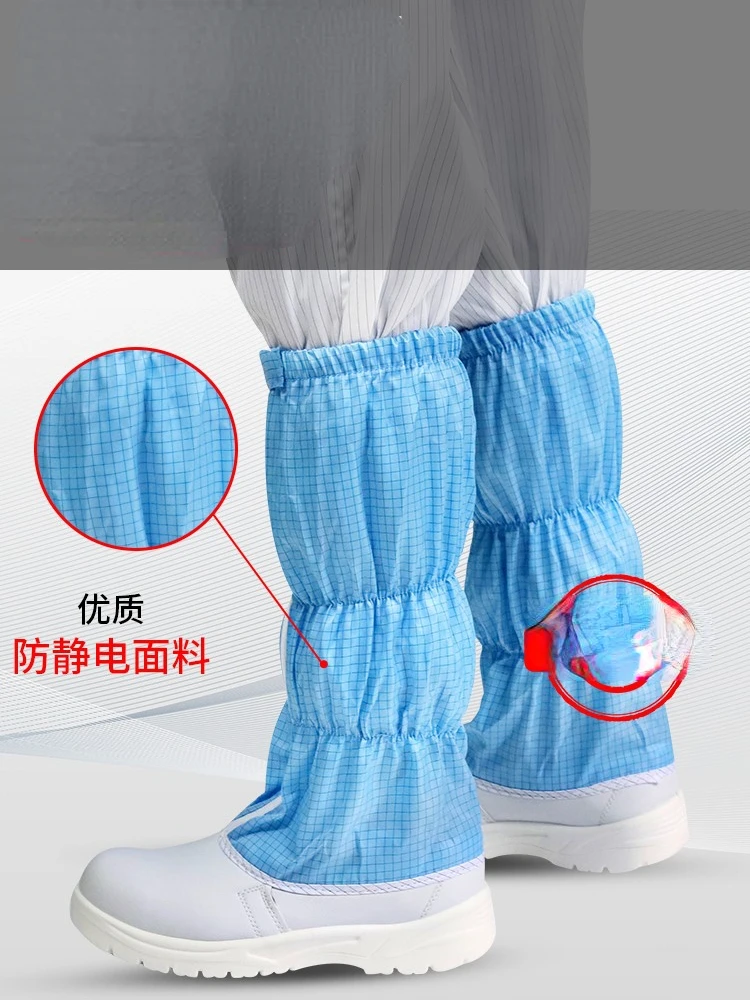 

Anti smashing shoes, anti-static safety shoes, steel toe work, blue stripes, dust-free labor protection