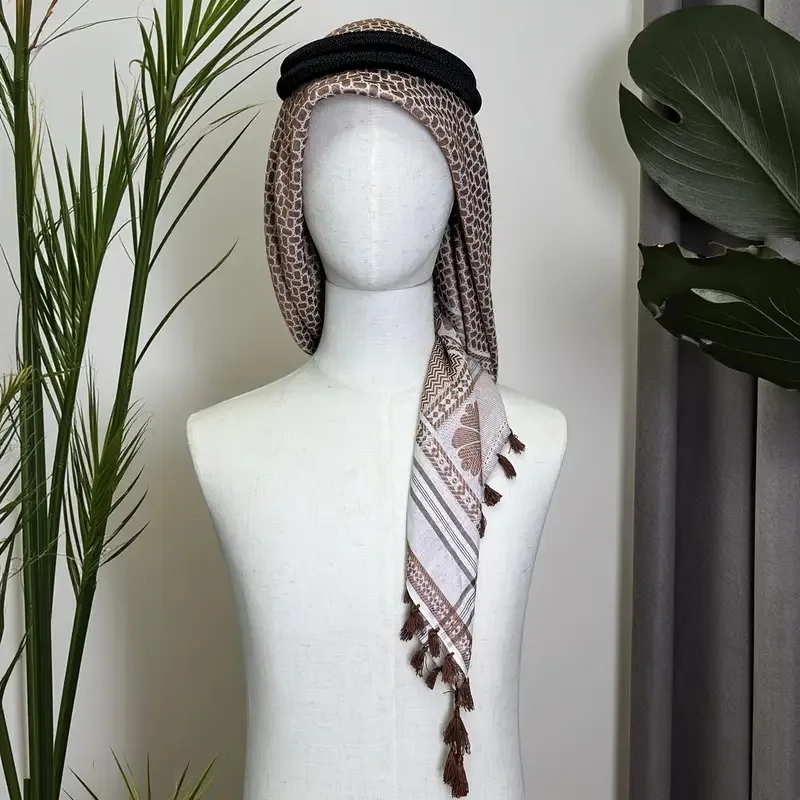 Muslim Caps For Men Scarf Headscarf Freeshipping Islamic Kerchief Hijab Saudi Arabia Jewish Turban Headwraps Pakistan 05409