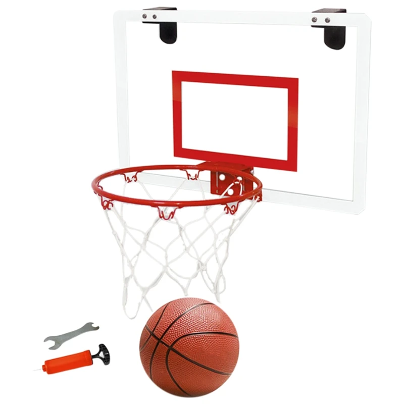 Children's Rebound Set Hanging Basketball Rack Free Punching Transparent Small Rebound