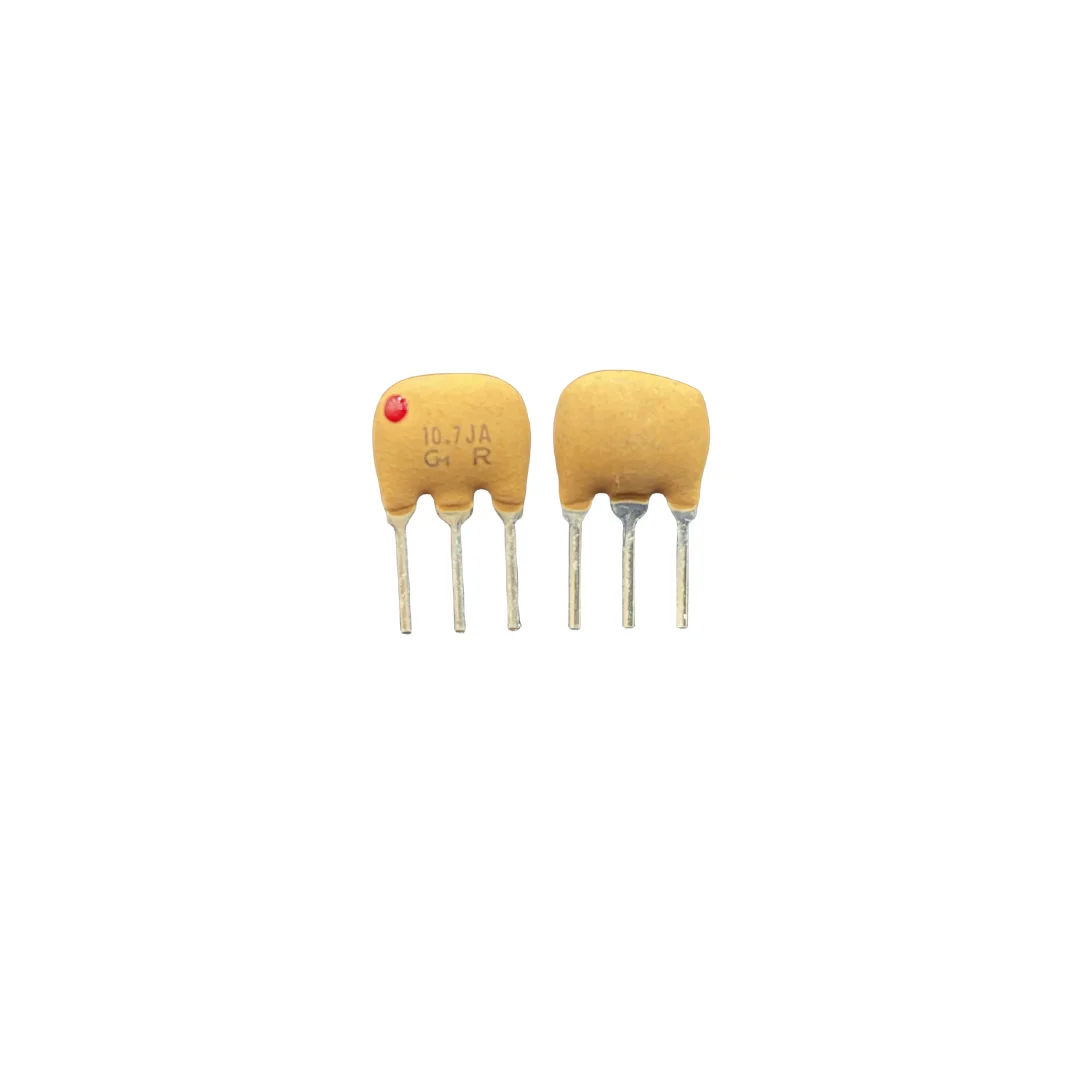 50PCS/  ceramic filter SFELF10M7JAA0-B0 SFE10.7MJA-A 10.7M straight plug three feet