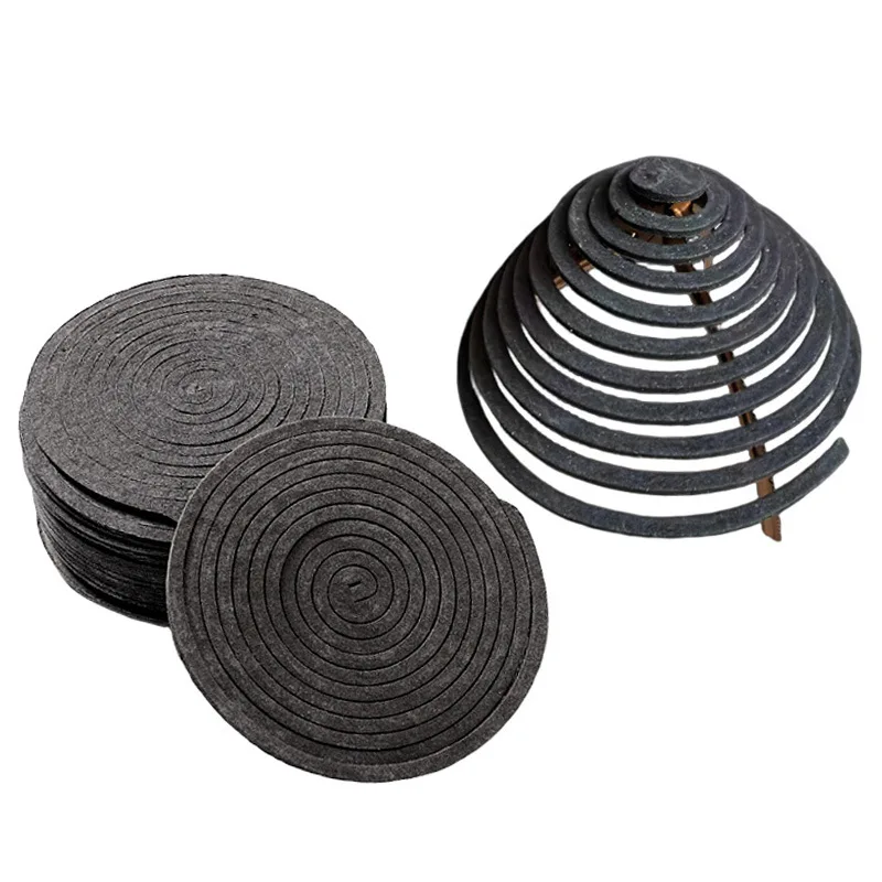 5-Pack of Mosquito Coils Made with Natural Plant Fiber Insect Repellent Suitable for Both Indoor and Outdoor Use