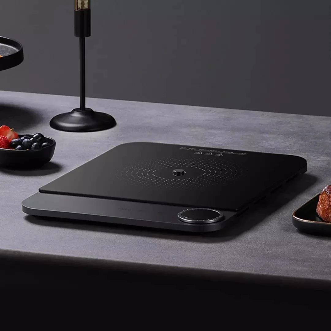 Original Mijia Ultra-thin Induction Cooker Black Slim Body 99 Stops of Firepower Adjustment NFC Flash with APP