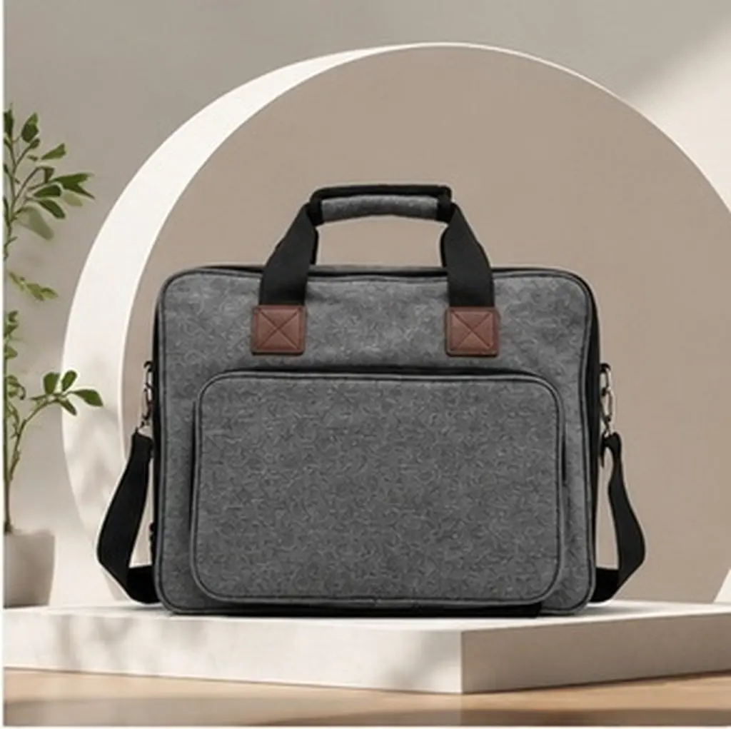 Men's Multifunctional Adjustable Strap Crossbody Shoulder Bag Retro Tote Handbag for Phone Wallet Travel Business Casual