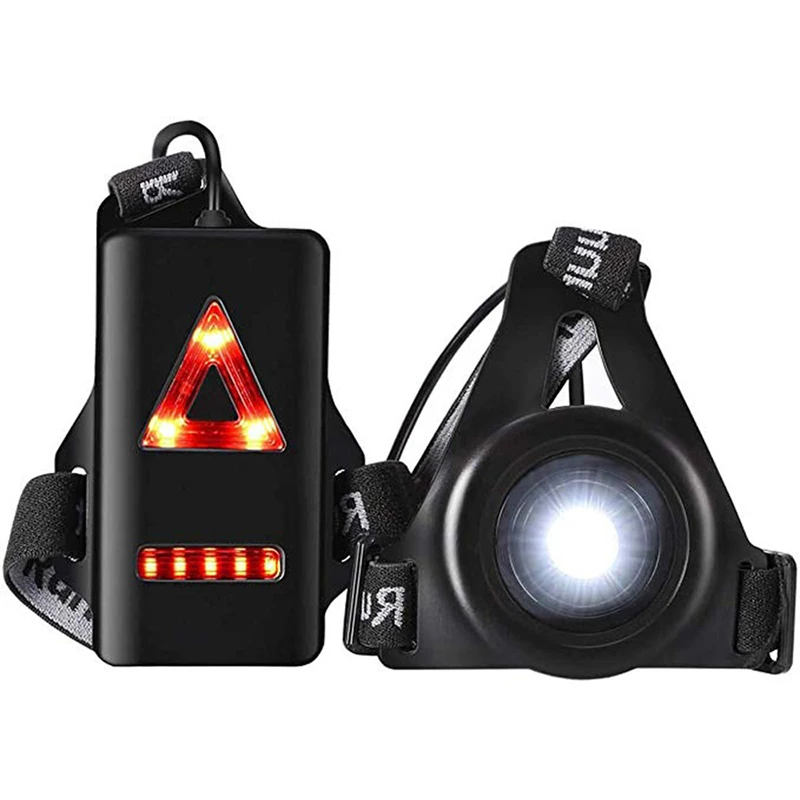 

Night Running Light Outdoor Sports LED Waterproof Bike Bicycle Flashlight USB Charging Cycling Jogging Warning Chest Lamp BC0644