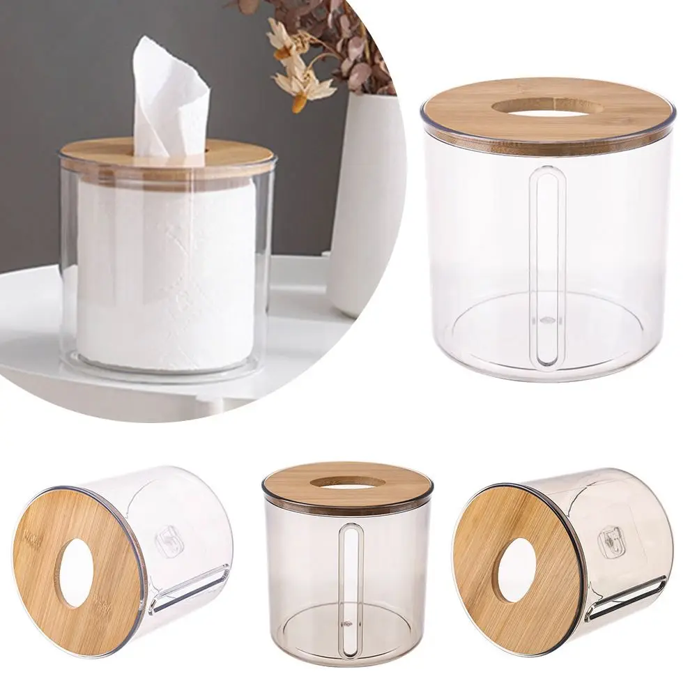 Wall Mounted Toilet Paper Holder Home Supplies Plastic Waterproof Paper Container Nail Free Tissue Box Bathroom