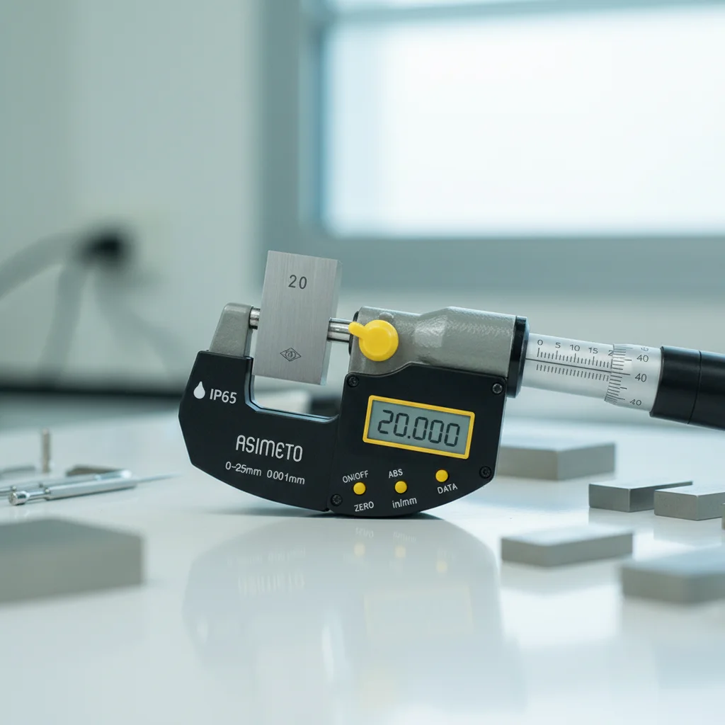 Asimeto Durable Ip65 Digital Outside Micrometer 25 to 50 Micrometer for Micrometer Measuring Instrument With Data Output