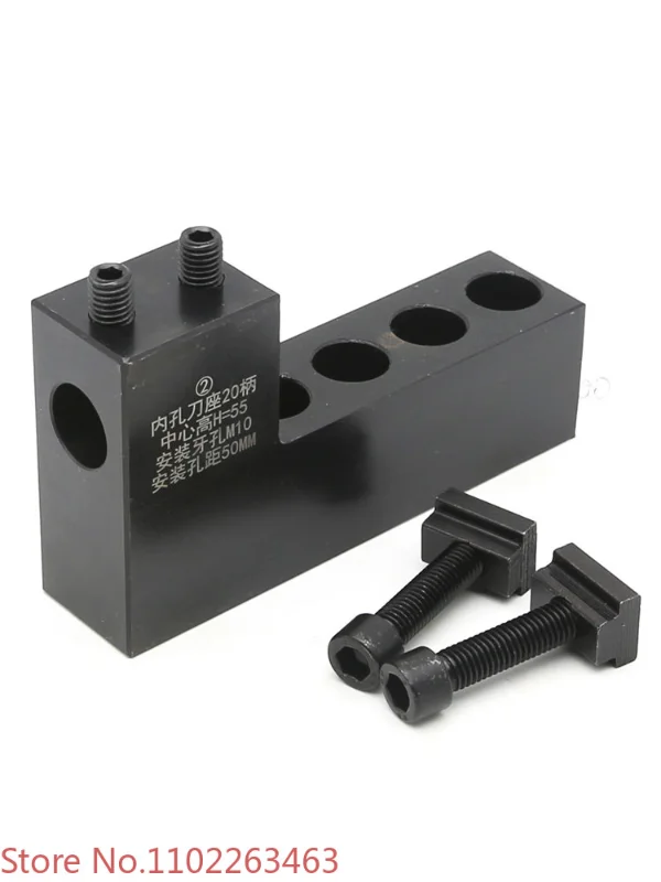 Lathe tool holder, u drill holder, front and back inner hole turning tool, single and double row drill bit inclined rail