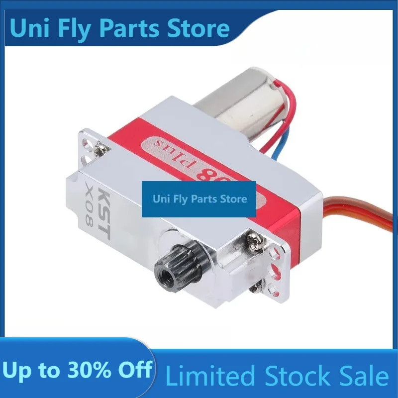 UniFlyKST X08 Plus High Torque High Pressure Digital Servo 4.8KG Full Metal Gear CNC Casing For Rc Car Helicopter Airplane M