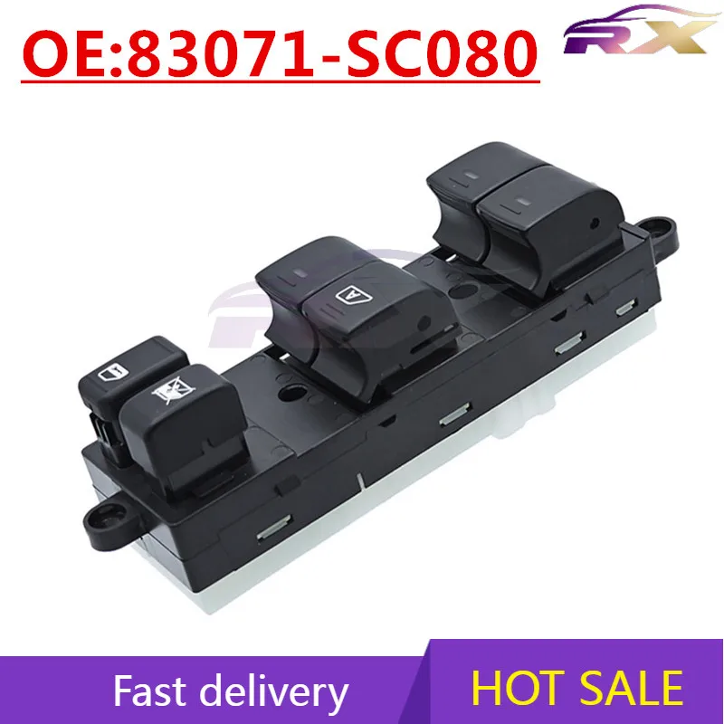 

OEM: 83071-SC080 Подходит для главного переключателя подъемника окон и стекла Subaru Forester 2011-2013 гг.