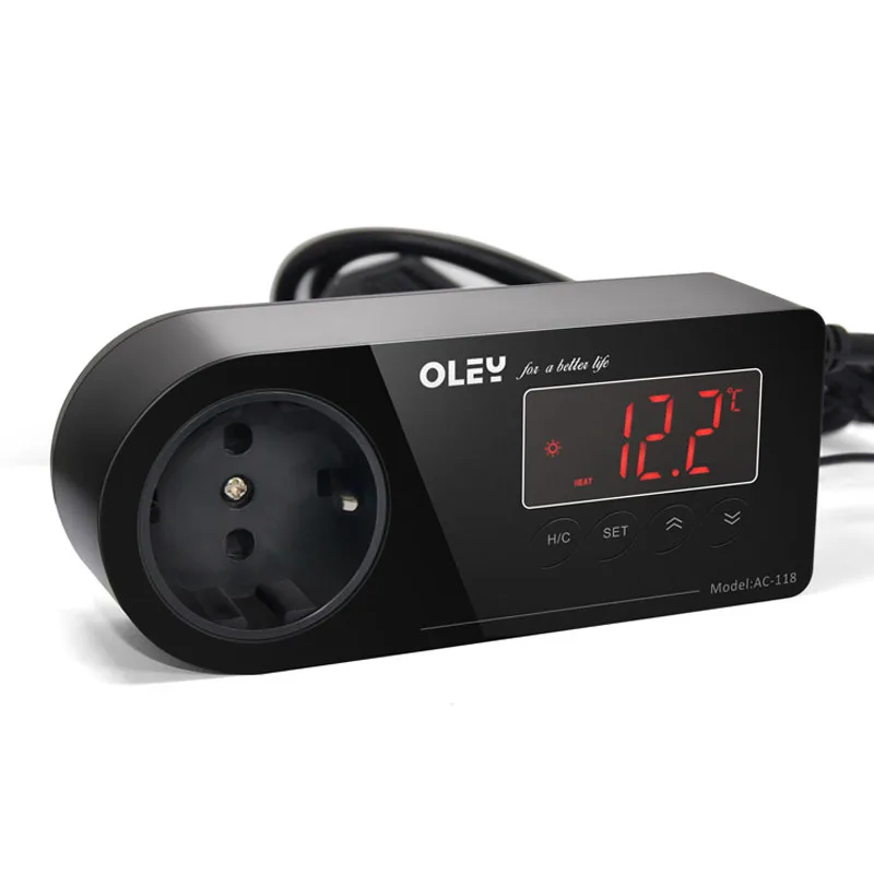 High accuracy temperature control european socket thermostat  digital reptile thermostat for reptile
