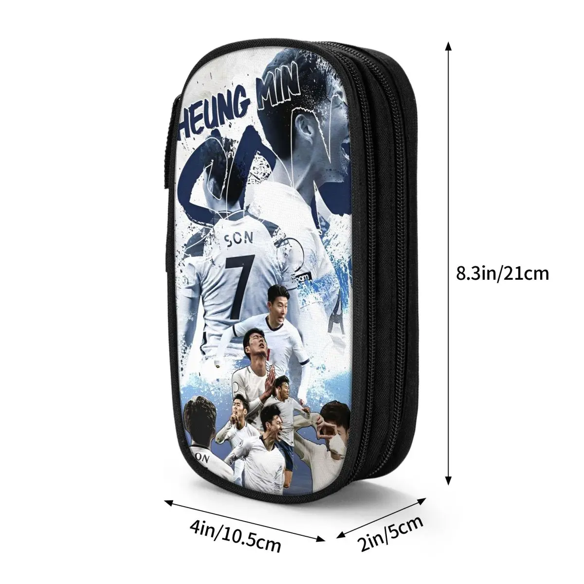 Футбольные пеналы для футбола Son Heung-Min, номер 7, пенал, держатель для ручек для студенческой сумки, школьные подарки, канцелярские принадлежности