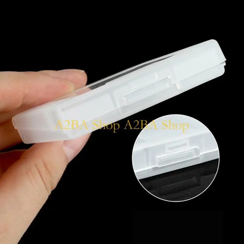 A2BA Heavy Duty Game Card Protector Shell Small Stackable Storage Solution Stackable Game Cartridge Arrangers for GBP