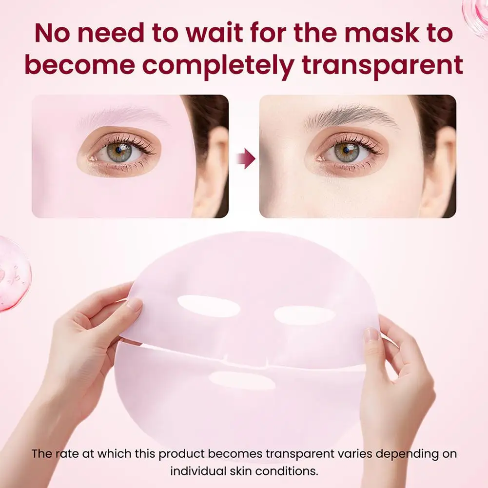 

4pcs/box Collagen Face Mask Shrink Pores Deep Hydrating Moisturizing Split Mask Firming Nourish Brighten Facial Skin Care