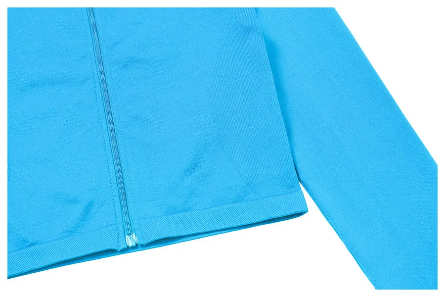 Neues 2-teiliges Yoga-Set, nahtloses Sportoutfit, Damen-Trainingsanzug, Lauf- und Workout-Kleidung, langärmelig, mit Reißverschluss, Sportbekleidung – Detail 34