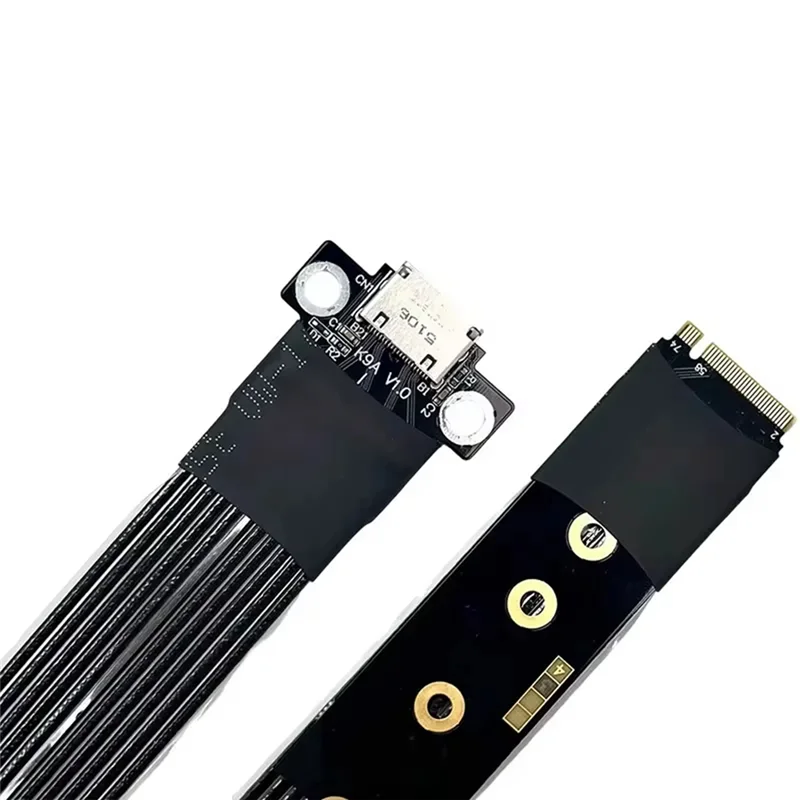 

AP-External Extension Cable For PCIE 4.0 X4 Gen4 M. 2 Nvme SFF-8611/8612 Adapter Cord Oculink Graphics Card