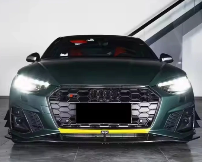 NEW KB Style A5 Carbon Fiber Front Lip Spoiler for Audi A5
